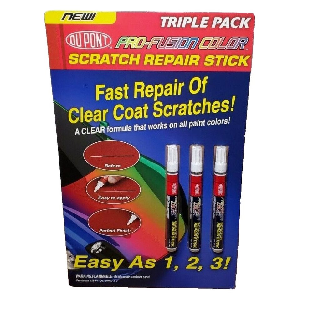 Dupont Pro-Fusion Color Scratch Repair Stick Triple (3) Pack - NEW & SEALED!